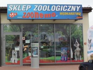 Sklep zoologiczny ZooNemo w Nowym Dworze Mazowieckim