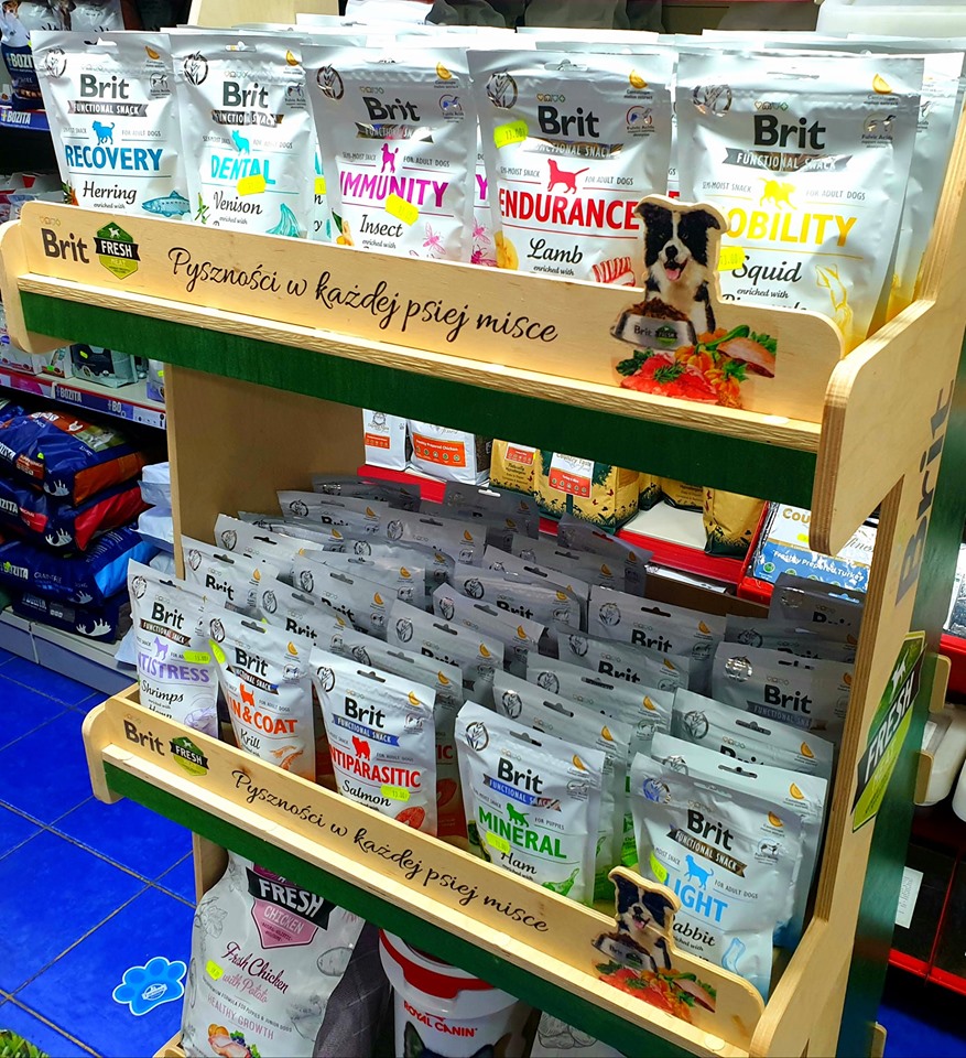 przysmaki z serii Brit Care Functional snacks wyprodukowanych przez firmę Brit Zoonemo