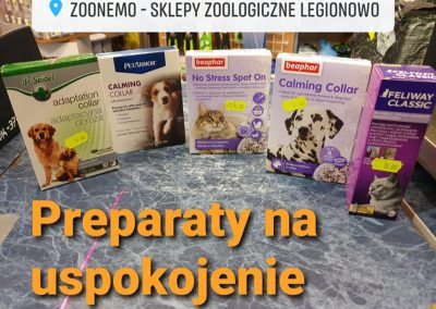 Zoonemo preparaty na uspokojenie dla psa i kota Legionowo Nowy Dwór Mazowiecki