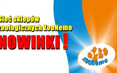 Sieć sklepów zoologicznych ZooNemo – NOWINKI !