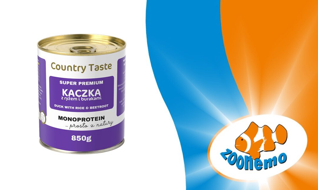 Country Taste Mokra Karma dla Psa z Kaczką ZooNemo Legionowo i NDM – Darmowy Dowóz