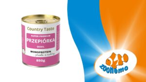 Country Taste ZooNemo: 100% Przepiórka – Hipoalergiczna Mokra Karma dla Psa. Dowóz Gratis!