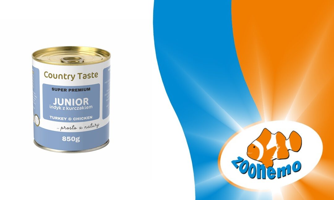 Odkryj Country Taste Najlepsza Mokra Karma Bezzbożowa dla Szczeniąt – Dostępna w ZooNemo