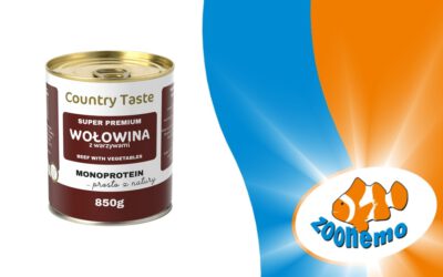 Prawdziwa uczta z natury! Country Taste Wołowina dla Twojego psa w ZooNemo – z darmową dostawą do domu!