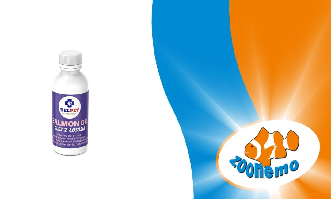 Zdrowa skóra i lśniąca sierść Odkryj moc Helpet Salmon Oil w ZooNemo