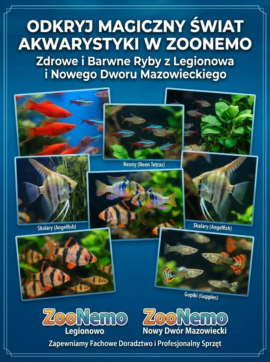 Ryby akwariowe Legionowo i Nowy Dwór Mazowiecki – Sklep ZooNemo 2