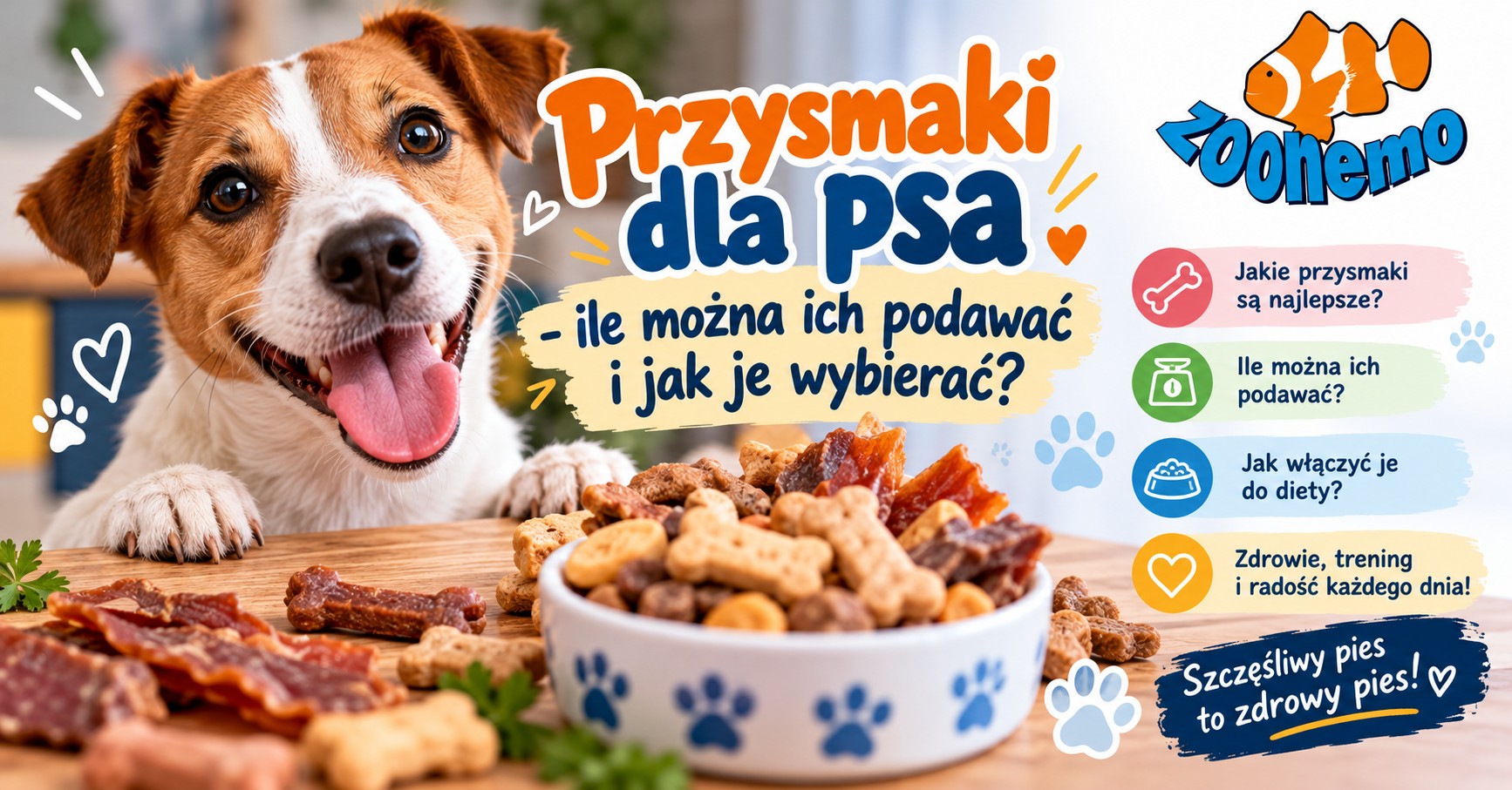 Przysmaki dla psa – ile można ich podawać i jak je wybierać