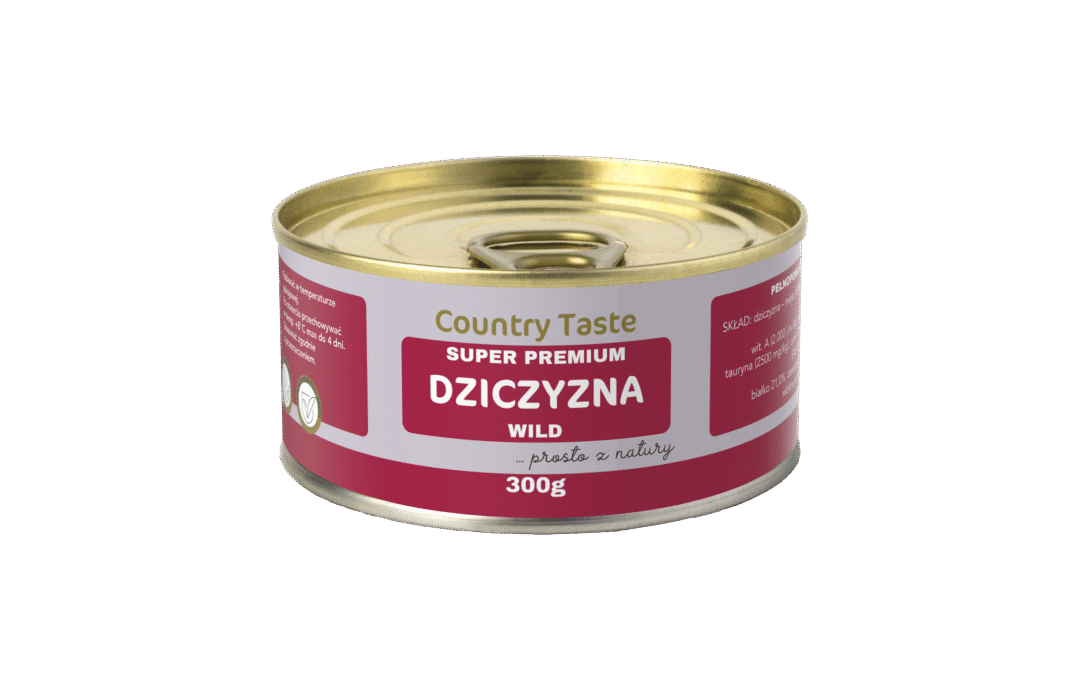 COUNTRY TASTE- mokra karma dla kota z dziczyzną
