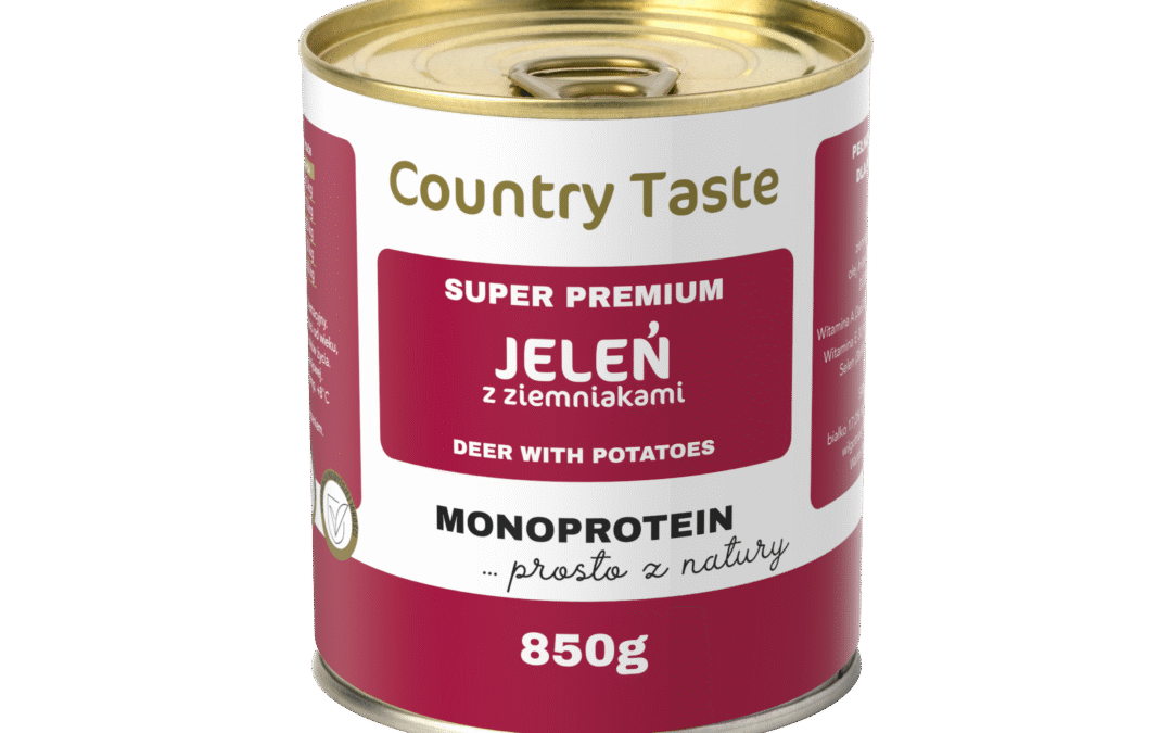 COUNTRY TASTE – mokra karma dla psa z jeleniem