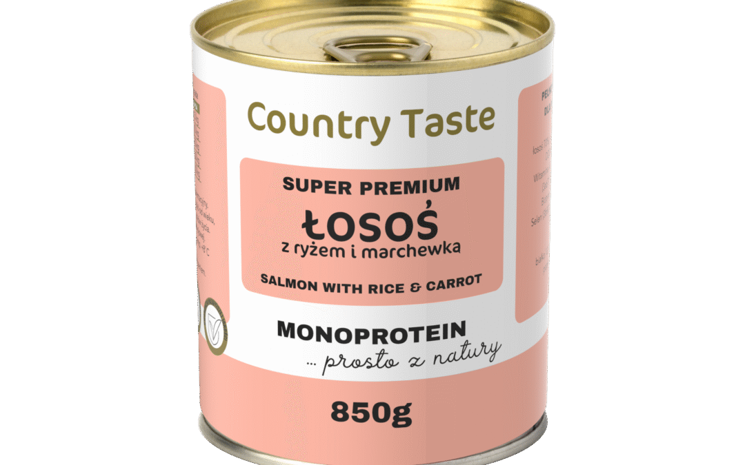 COUNTRY TASTE – mokra karma dla psa z łososiem