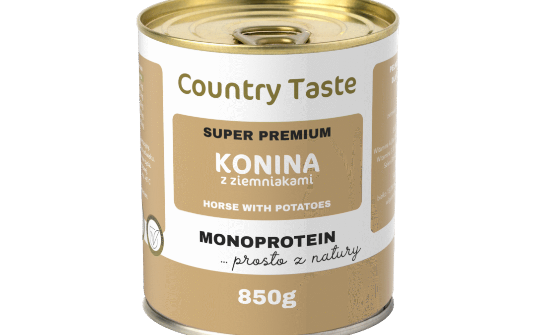 COUNTRY TASTE – mokra karma dla psa z mięsem konia
